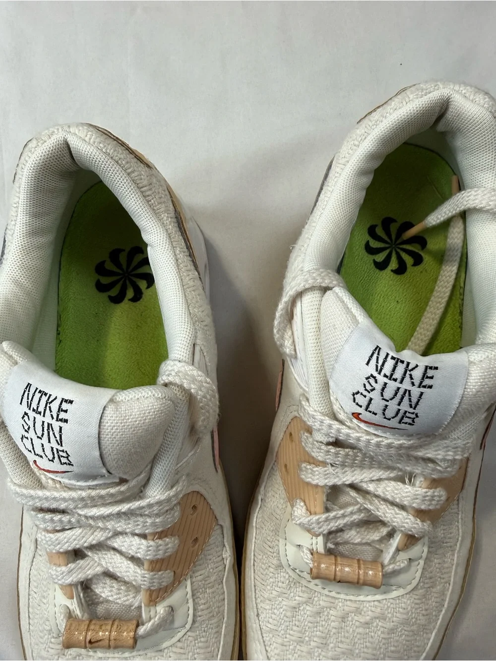 Nike Sun Club Women’s Air Max Sneakers in White, Pink & Tan